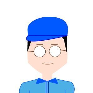 メガネ水道修理スタッフの画像