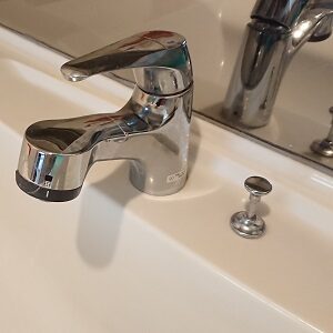 洗面台ポップアップつまみ画像