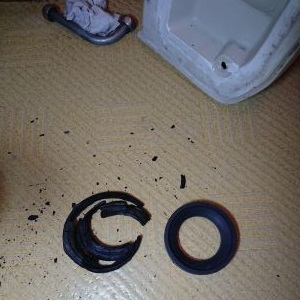 新旧密結パッキンの画像