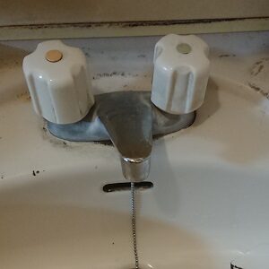 洗面所バルブ式混合栓